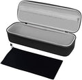 MOSISO Hard Travel Case Storage Bag Compatible with Revlon One-Step Hair Dryer Brush 1.0 & Plus 2.0, EVA Carrying Case Cover Protective Hard Shell Sleeve with Hot Air Brush Pouch, Black by MOSISO
