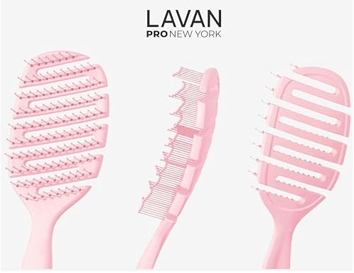 Flex Detangling Hair Brush (BABY PINK) - Image 4