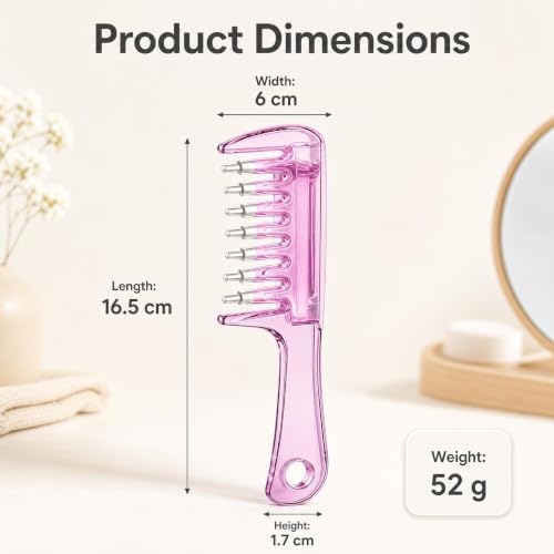 Scalp Hair Oil Applicator Comb,Oil Dispensing Hair Brush for Hair Care - Image 4