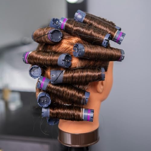 20-22" Mannequin Training Head 100 Human Hair with Clamp Holder - Image 3