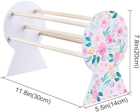 Basumee Headband Holder and Organizer for Hair Accessories - Display and Storage for Girls' Hair Hoops, Headbands, Home Decor - Image 6