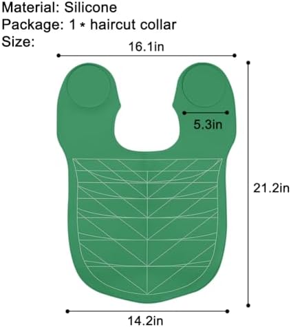 Silicone Hair Cutting Guide Collar - Waterproof Cutting Mat for Hair Stylist - Hair Cutting Cape - Image 2