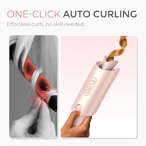 TYMO Automatic Rotating Curling Iron, TYMO CURLPRO Beach Waves Hair Curler - Image 2