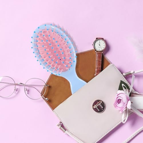 36 Pack Mini Detangling Hair Brushes – 12 Vibrant Colors, Wet & Dry Travel Hairbrushes for Kids, Teens & Adults, Ideal for Classroom Rewards, Office Gifts, Party Favors & Bulk Giveaways - Image 6