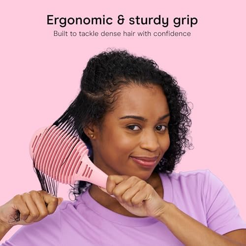 Conair Detangling Hair Brush, Tight Curls & Long Hair, Mixed Bristles - Image 5