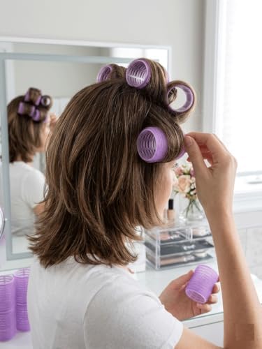 X-Large Self-Grip Hair Curlers – 4-Pack for Effortless Volume - Image 4