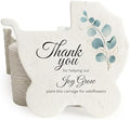 12 Green Carriage-Shaped Gift Wrap Tags with Wildflower Seeds by SeedBloom