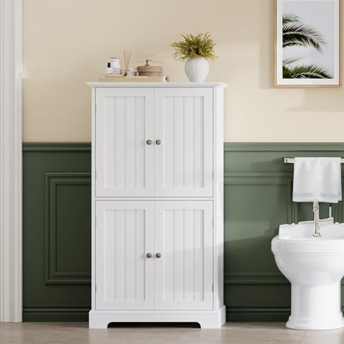 ChooChoo Bathroom Floor Cabinet with Adjustable Shelves - Image 6