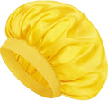 Satin Silk Bonnet for Hair, Double Layer Sleep Cap for Men & Women by Doitory