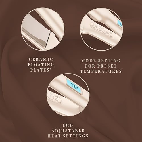 CHI Original Digital Ceramic Hairstyling Iron, 1.5", Vanilla - Image 3