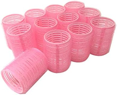 Set of 12 x X-Large Size (1-3/4” Diameter) Self Grip Hair Rollers Pro Salon Hairdressing Curlers - Image 6