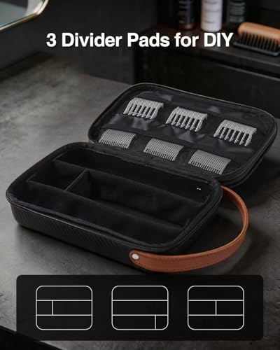 Luxtude Hair Clipper Case, Hard Barber Travel Cases for Trimmers, Guards - Image 4