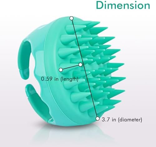 SAVION Scalp Massager Brush for Hair, Scalp Scrubber, Shampoo Brush - Image 4