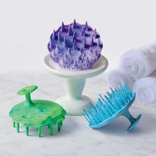 Olivia Garden Scalp Diva Scalp Care Brush - Healthy hair starts with a healthy scalp - Helps with Exfoliating, Cleansing and Massaging - Professional Hair Care Tool for All Lengths - Snag-Free Design - Image 6