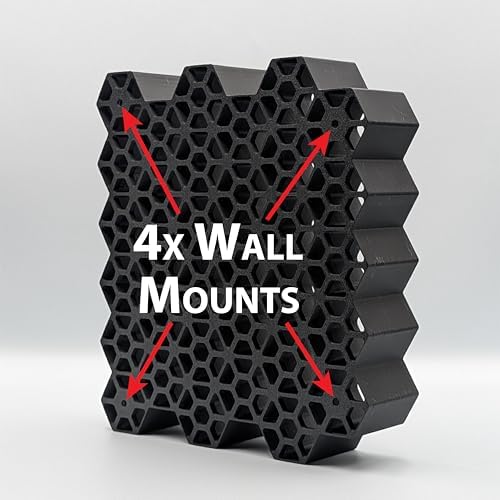 Markvicka Designs Wall Mount Organizer Hair Dye and Toner Storage | Hexagon Style Organizer | Stackable & Wall-Mount Salon Decor for Hair Dye Bottles (Extra Large) - Image 6
