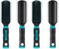 Conair Salon Results Hairbrush for Men and Women, Hairbrush for All Hair Types with Nylon Bristles (Pack of 2) by conair