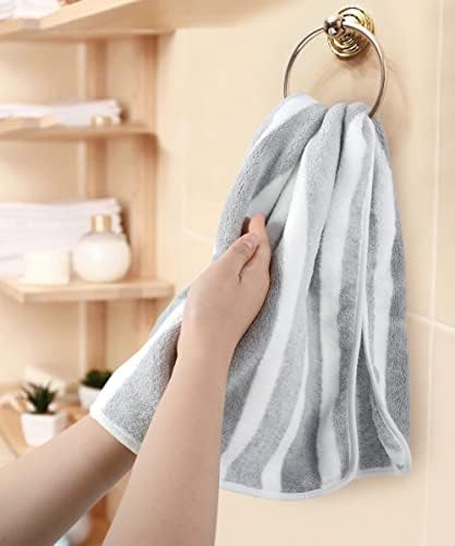 KinHwa Gray Bathroom Hand Towels, Microfiber Hand Towels, 16x30Inch, 4Pack - Image 5