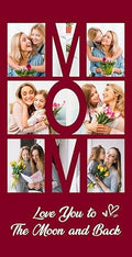 JML Mothers Day Birthday Gifts for Mom from Daughter Son, Personalized Beach Towel with Photo, Custom Beach Towel Gift for Mommy, Grandma, Women, Wife Anniversary Family Day, Summer, Holiday by JML