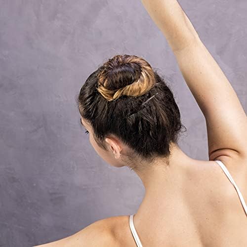 Hairpins for Bun ROCST Bobby Pins Clips for Ballet Woman girl Hairdressing salon 24pcs (2.5 inch, Brown 24pcs) - Image 5