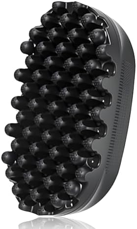 Rubber Curling Hair Brush，Premium Twist Tool for Afro Hair，Ideal for Curly, Coiled, 4C Hair，Quick & Easy Styling，Black by Unknown