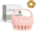 Sndyi Scalp Massager Shampoo Brush, Scalp Scrubber with Soft Silicone Bristles, Scalp Exfoliator for Dandruff Removal, Scalp Massager for Hair Growth, Wet Dry Hair Brush for Scalp Care, Pink by Sndyi