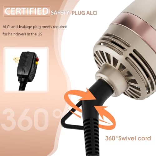 Nicebay Hair Dryer Brush & Multi-Styler Blow Dryer Brush - Image 7