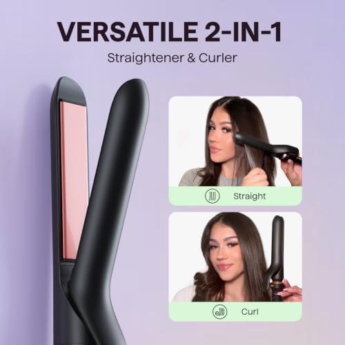 Wavytalk 5 in 1 Curling Iron with Thermal Brush,Flat Iron,Versatile Styling - Image 5