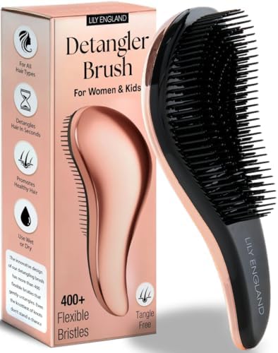 Lily England Gentle Detangler Brush, Trendy Stuff for Teen Girls Hair Brush by LilyEngland