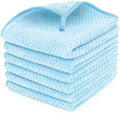 MaopaoBeauty 6 Pack Washcloth Set - Quick Drying & Absorbent Microfiber Gym Towels 13x13 inches - Lightweight & Thin Yoga Towels - Multi-Purpose Camping Towels for SPA, Hotel & Bathroom, Light Blue by BESTCHOICEFORYOU%EF%BC%81