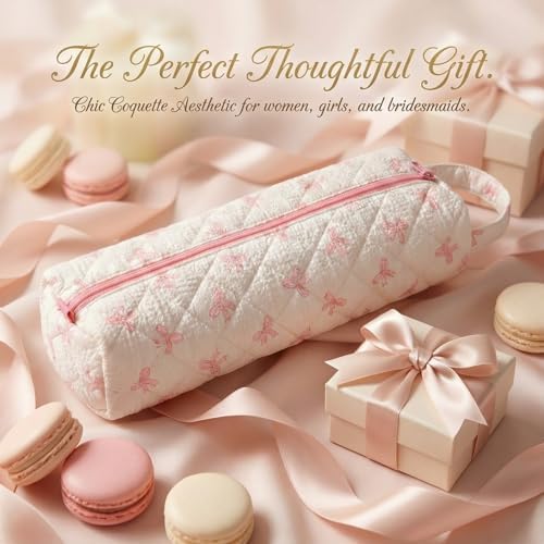 Hair Tools Travel Bag, Hair Tool Bag Organizer, Pink Bow - Image 7