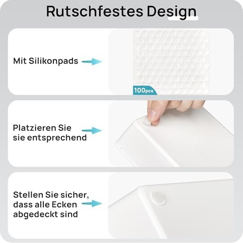Vtopmart 25 Pack Plastic Drawer Organizers with Non-slip Rubber Pads - Image 7