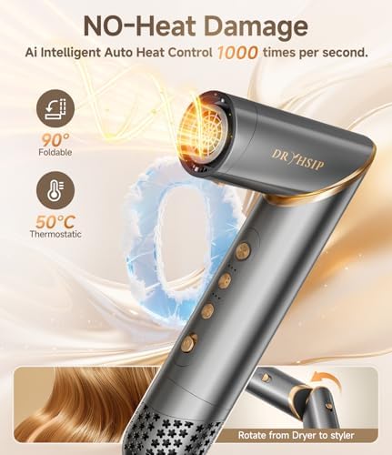 Dryhsip 5 in 1 Hair Styler & Wrap Air Curler, High-Speed Hair Tools - Image 4