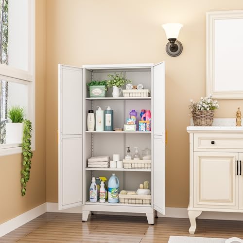 GAIOUS Metal Pantry Cabinet, Kitchen Pantry Storage Cabinets with 2 Door - Image 6