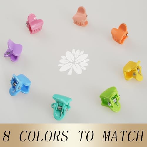 KANPRINCESS 70PCS Mini Claw Clips Small Hair Accessories With Fancy Box, Flower Clips for Women And Girls Cute And Sweet Gift Set(Heart-SET7) - Image 4