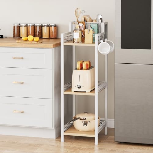 Slim Bathroom Storage Shelf Unit, Makeup Organizer for Small Spaces - Image 5