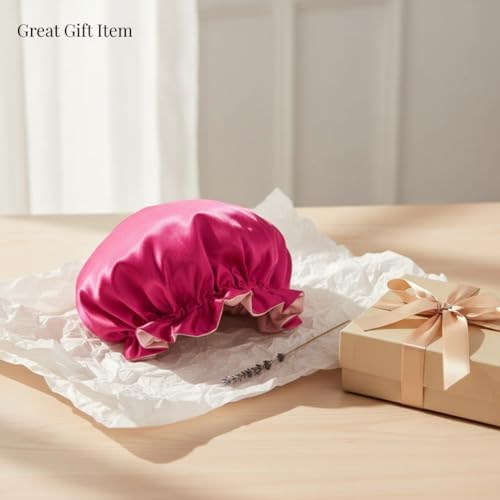 Silk Satin Hair Bonnet for Sleeping Reversible - Image 4