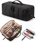 BAGSMART Travel Hair Tool Organizer for Dyson Airwrap, with Heat Mat by BAGSMART