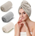 CZZXI 3 PCS Microfiber Hair Towel, Hair Wraps for Women Wet Hair by CZZXI