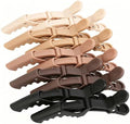 HH&LL Matte Hair Clips with Unique Anti-Slip Coating, Professional Non-Slip Alligator Hair Sectioning Clips, 10 Count for Styling, Secure Hold for Thick, Thin, Curly & Wet Hair by HHLL
