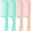 4PCS Wide Tooth Comb, Large Hair Detangling Comb for Curly, Wet, Long Hair by MODENGKONGJIAN