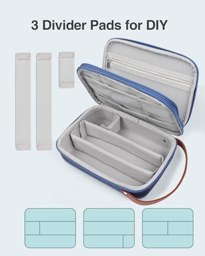 Luxtude Hair Clipper Case, Portable Barber Travel Cases for Trimmers, Guards & Accessories, Fits Wahl, Andis, Hatteker, Oneisal Grooming Tools (Case Only) - Image 4