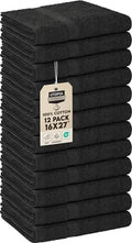 Utopia Towels Salon Towels, Pack of 12, 16x27 in, 100% Cotton, Black by UTOPIATOWELS