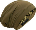 Silk Satin Hair Bonnet for Sleeping - Black Women & Men's Sleep Cap by Caplord