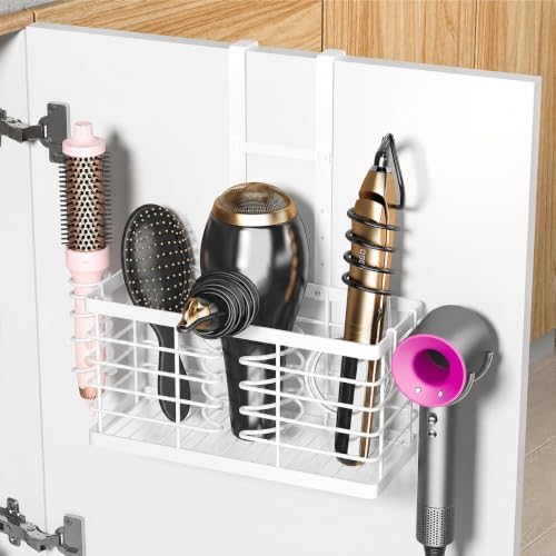 2026 Upgraded 3-in-1 Universal Hair Tool Organizer, XL Size, White by Sevenblue