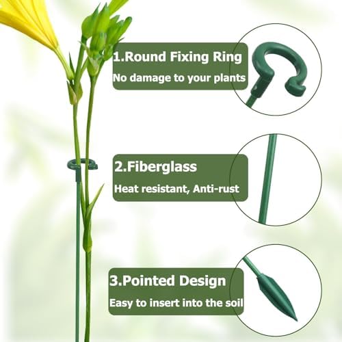 Pack of 30 Small Plant Stakes for Indoor Plants 6.7 Inches - Image 4
