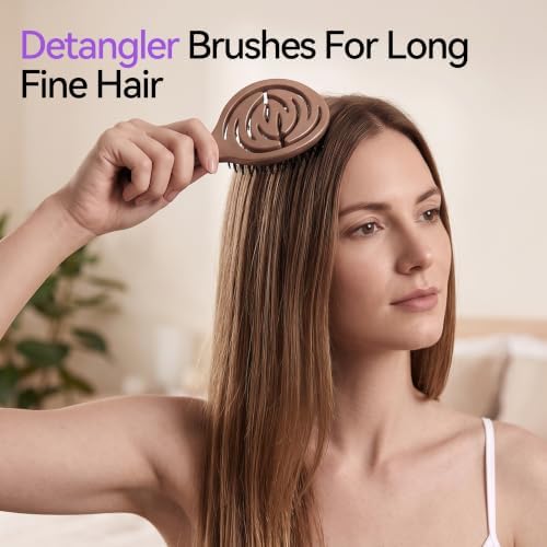Travel Boar Bristle Hair Brush, Mini Small Pocket Hairbrush For Women Kids - Image 6