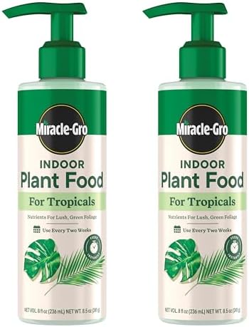 Miracle-Gro Indoor Plant Food for Tropicals, 8 fl. oz. (2-Pack) by Unknown