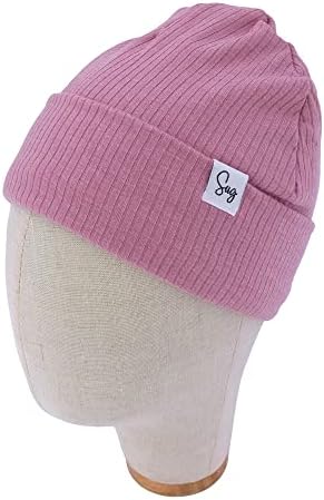 Jersey Beanie Hat for Newborn Baby Boys Girls Silky Satin Lined Hats Bonnet Toddler Infant Little Kids Beanies Caps - Image 2