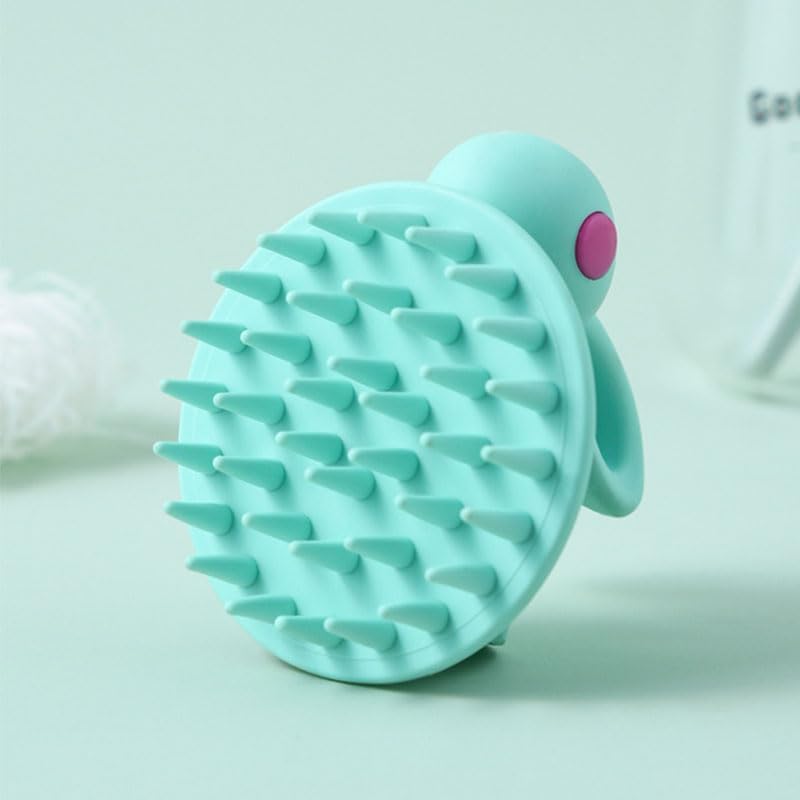 Ximimark 2 pcs Silicone Shampoo Brush for Deep Scalp Massage and Hair Washing - Soft and Gentle Comb for Bath and Spa Use - Image 4