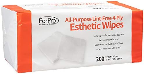 ForPro All-Purpose Lint-Free 4-Ply Esthetic Wipes, 200ct/6pk, 4"x4" - Image 4